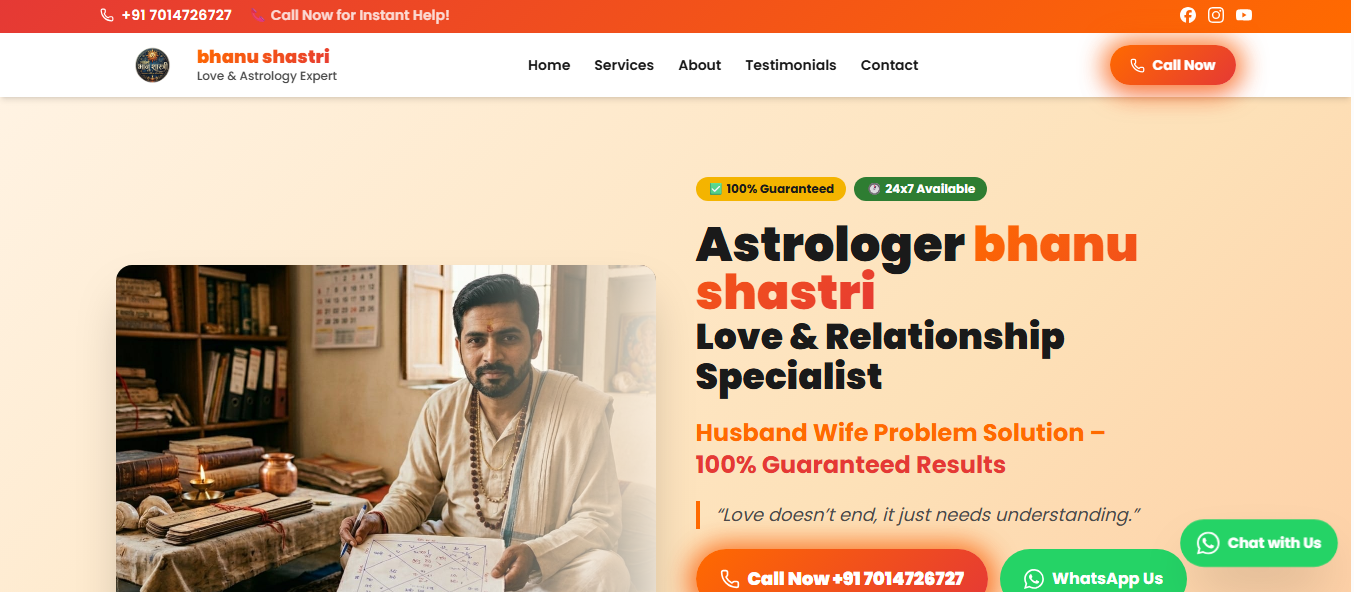 Astrologer Bhanu Shastri